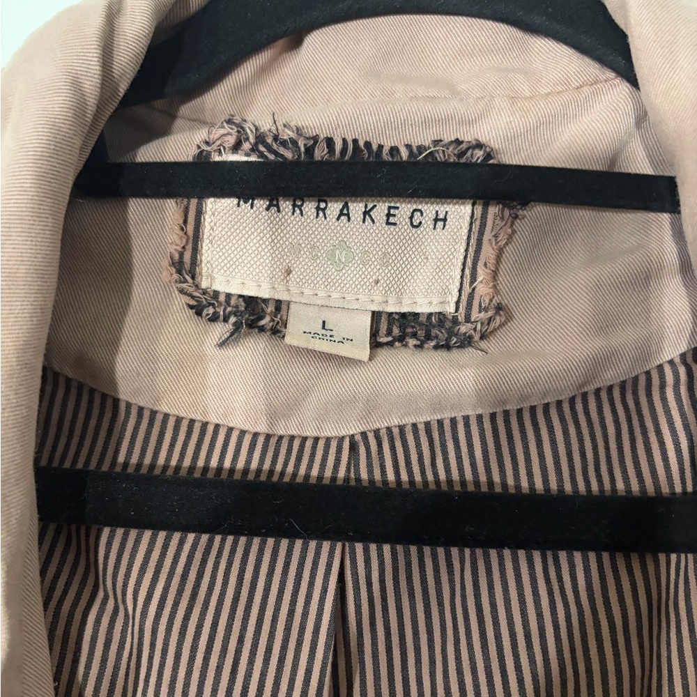 Women's Utility Jacket in Dusty Rose - Picture 4 of 6